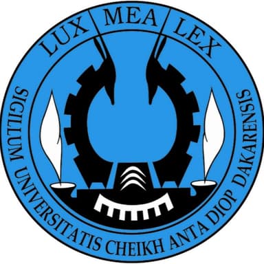 Université Cheikh Anta Diop logo