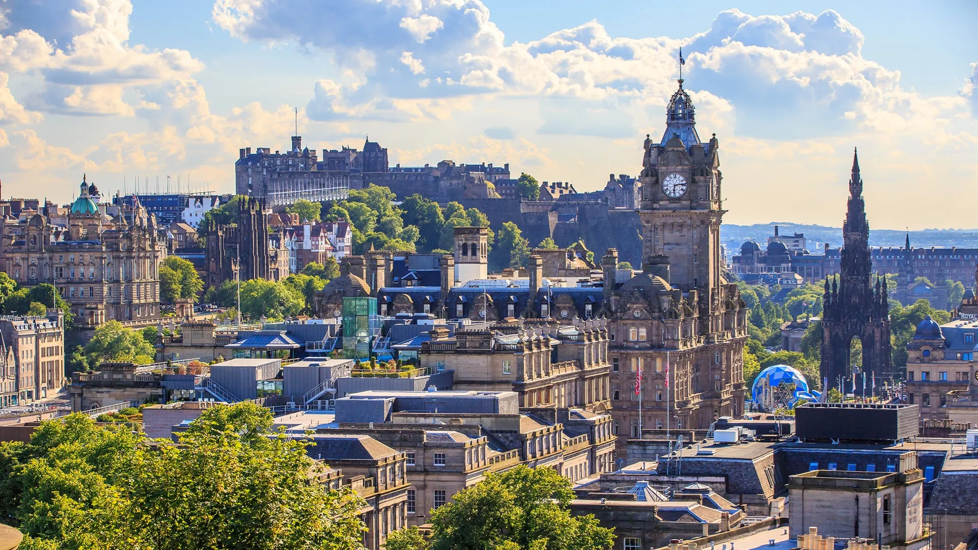 Academic Jobs The historic cityscape of Edinburgh with its prestigious universities highlighted