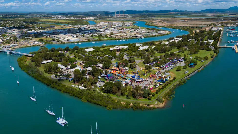 Academic Jobs Aerial view of Gladstone, Australia